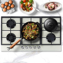 Load image into Gallery viewer, HBHOB HBG5813-(Y) 34 Inches Gas Stove 2 Burners Glass Surface