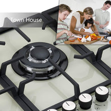 Load image into Gallery viewer, HBHOB HBG5813-(Y) 34 Inches Gas Stove 2 Burners Glass Surface