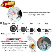 Load image into Gallery viewer, HBHOB HBG4608-(Y) 24 Inches Gas Stove 4 Burners Glass Surface
