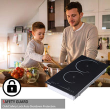 Load image into Gallery viewer, HBHOB FIC202 12" Electric Cooktop 2 Burner