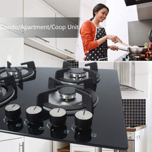 Load image into Gallery viewer, HBHOB HBG4601 24 Inches Gas Stove 4 Burners Glass Surface